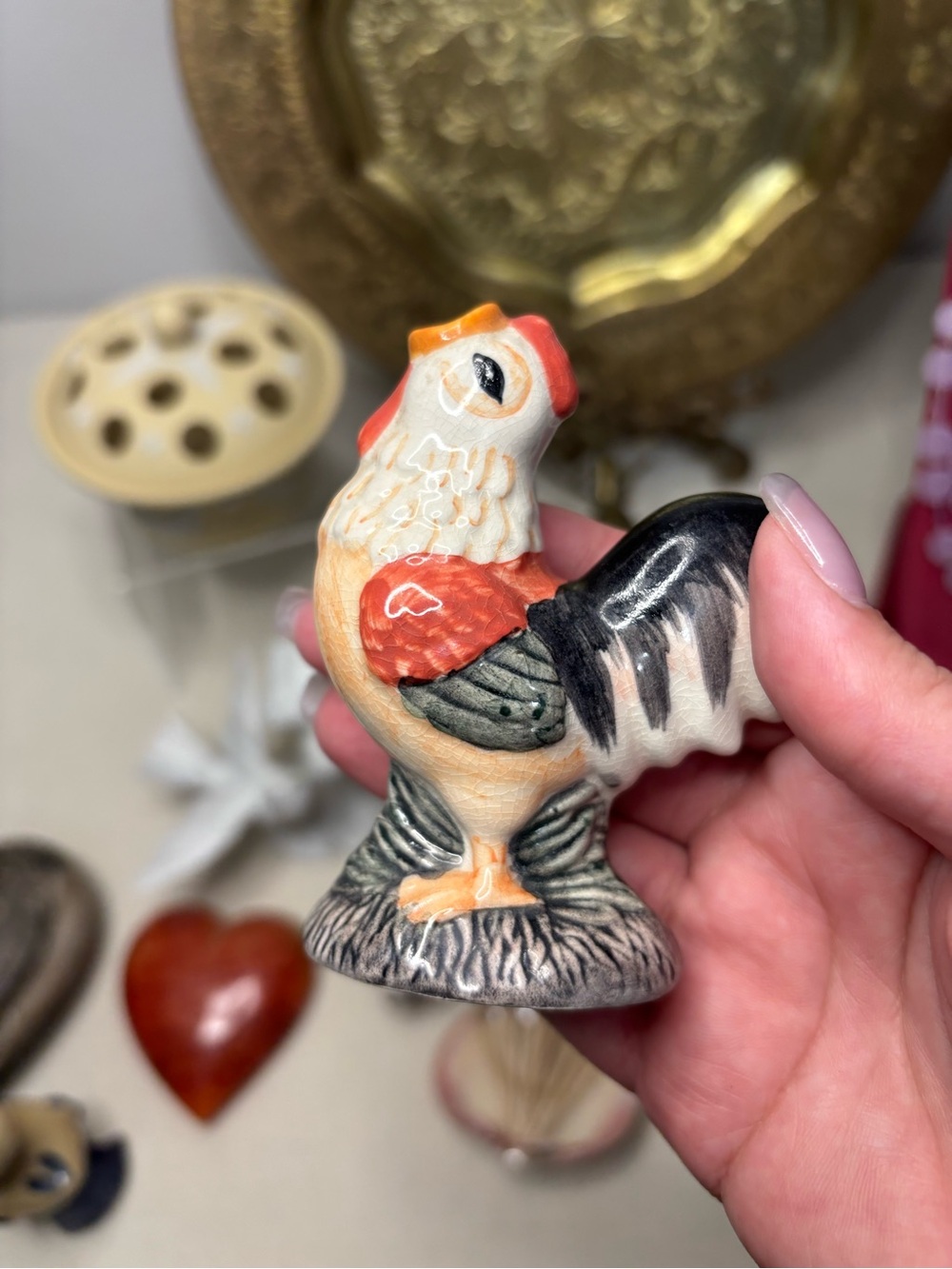 Vintage Roman, Inc. Pie Rooster/Bird